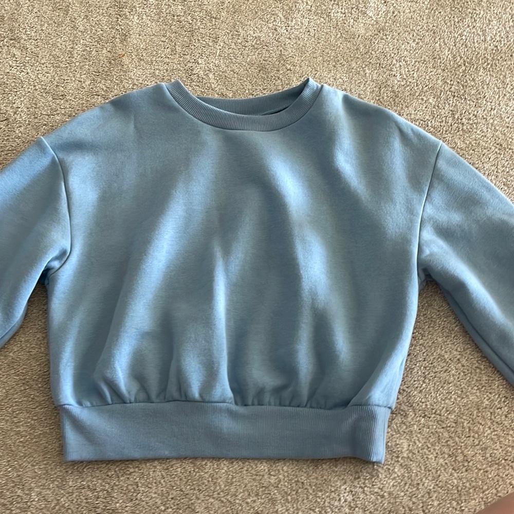 Target cropped crewneck